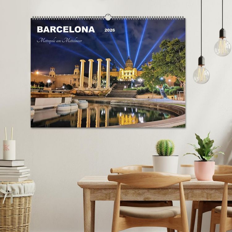 Produktbild: BARCELONA - Metropole am Mittelmeer (Wandkalender 2026 DIN A2 quer), CALVENDO Monatskalender