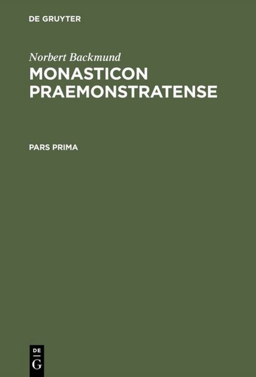 Produktbild: Monasticon Praemonstratense
