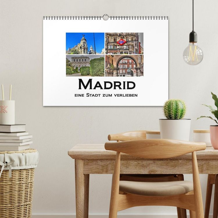 Produktbild: Madrid eine Stadt zum Verlieben (Wandkalender 2026 DIN A3 quer), CALVENDO Monatskalender