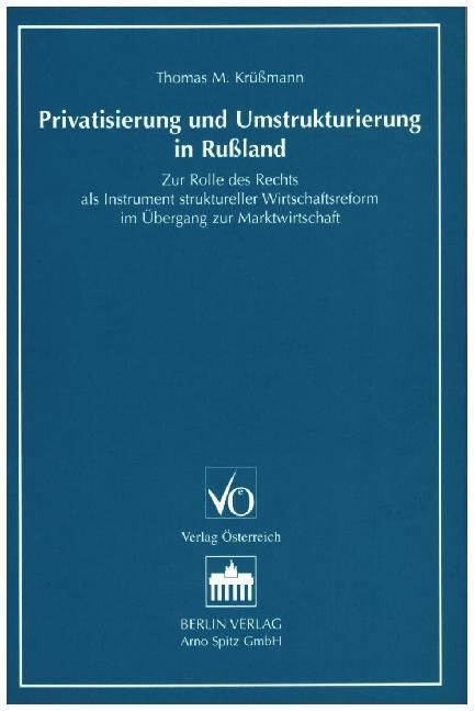 Produktbild: Privatisierung und Umstrukturierung in Russland
