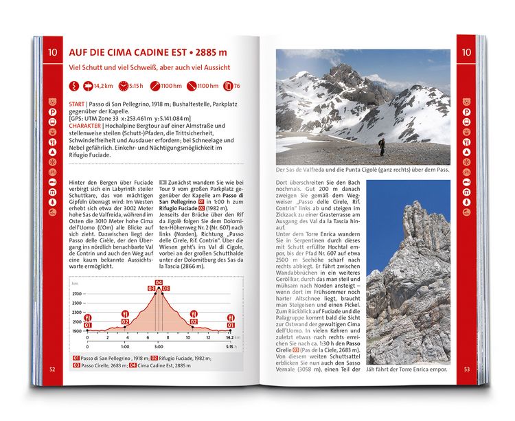 Produktbild: KOMPASS Wanderf&uuml;hrer Fassatal, Rosengarten, 60 Touren