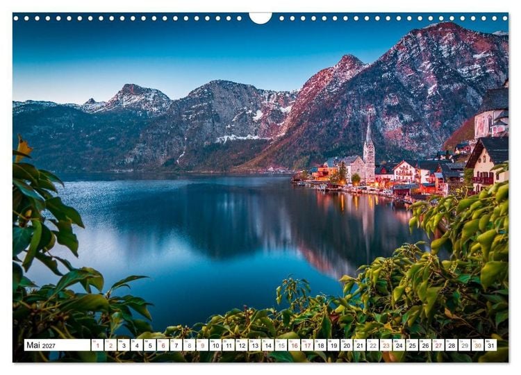 Produktbild: Hallstatt - Impressionen im Fr&uuml;hling (Wandkalender 2027 DIN A3 quer), CALVENDO Monatskalender