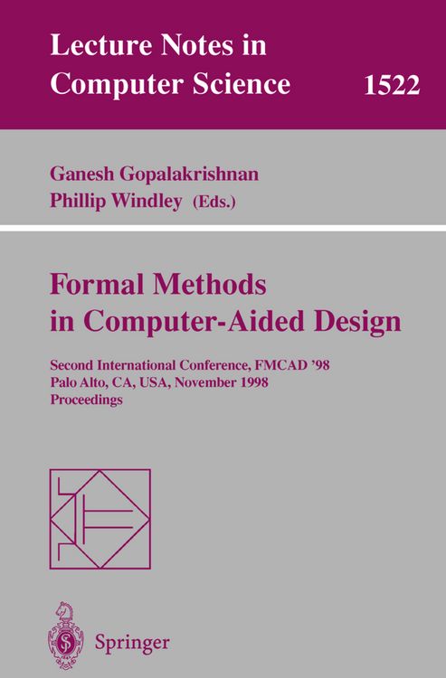 Produktbild: Formal Methods in Computer-Aided Design