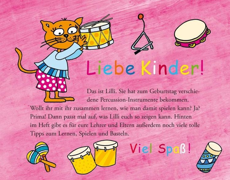 Produktbild: Lillis Percussionschule (mit CD)