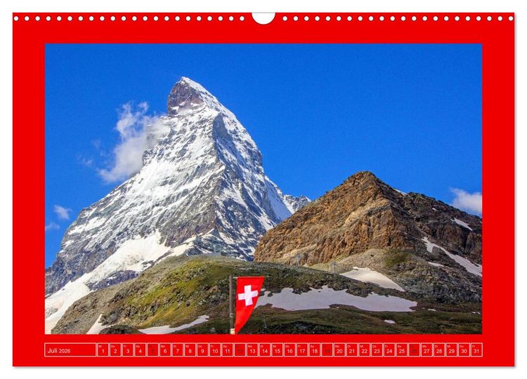 Produktbild: Die H&ouml;chsten der Alpen (Wandkalender 2026 DIN A3 quer), CALVENDO Monatskalender