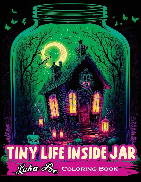 Produktbild: Tiny Life Inside Jar Coloring Book