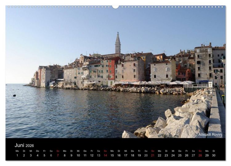 Produktbild: ISTRIEN - Die Perle Kroatiens (Wandkalender 2026 DIN A2 quer), CALVENDO Monatskalender