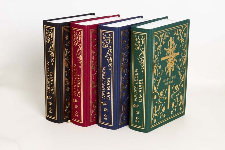 Produktbild: Neues Leben. Die Bibel - Golden Grace Edition, Marineblau