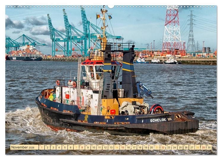 Produktbild: Schlepper - b&auml;renstarke Arbeitstiere (Wandkalender 2026 DIN A2 quer), CALVENDO Monatskalender