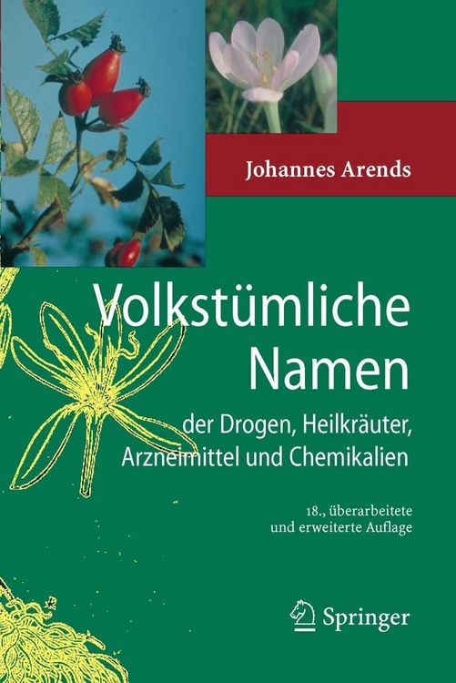 Produktbild: Volkst&uuml;mliche Namen der Drogen, Heilkr&auml;uter, Arzneimittel und Chemikalien