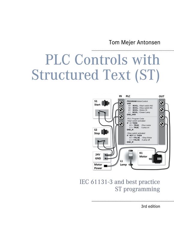Produktbild: PLC Controls with Structured Text (ST), V3 Monochrome