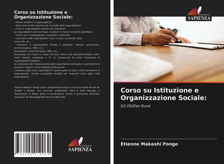 Produktbild: Corso su Istituzione e Organizzazione Sociale: