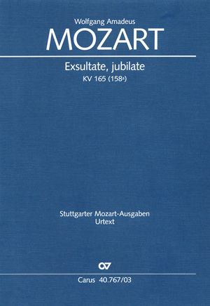 Produktbild: Exsultate, jubilate (Klavierauszug)