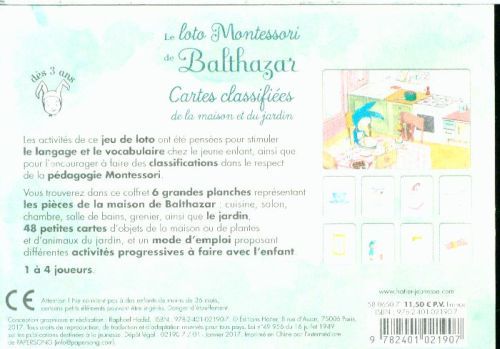 Produktbild: Le loto Montessori de Balthazar et de P&eacute;pin aussi