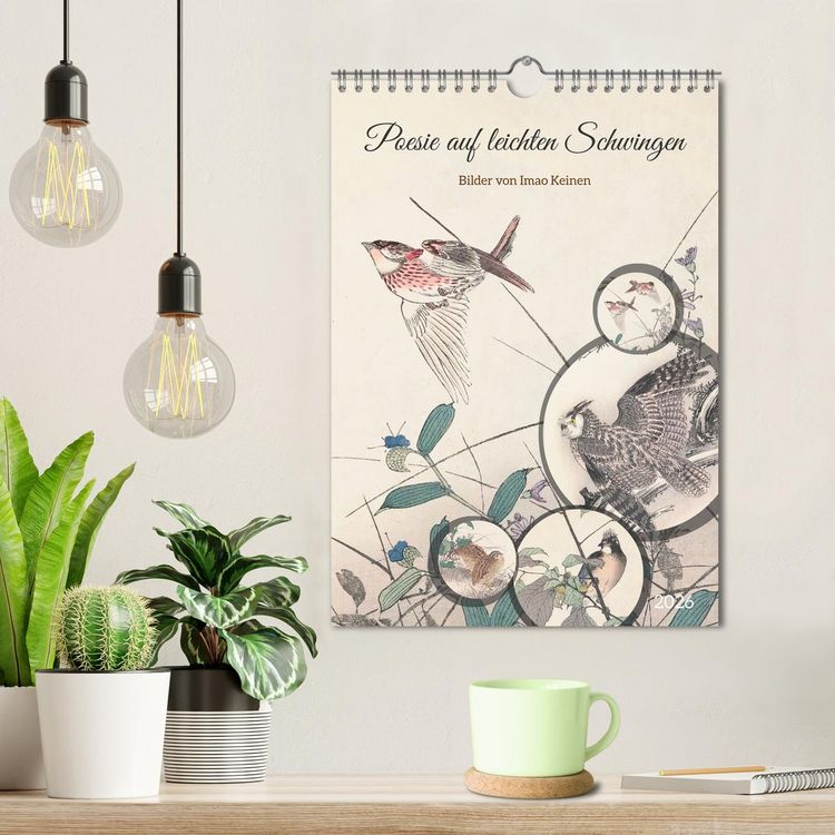 Produktbild: Imao Keinen - Poesie auf leichten Schwingen (Wandkalender 2026 DIN A4 hoch), CALVENDO Monatskalender
