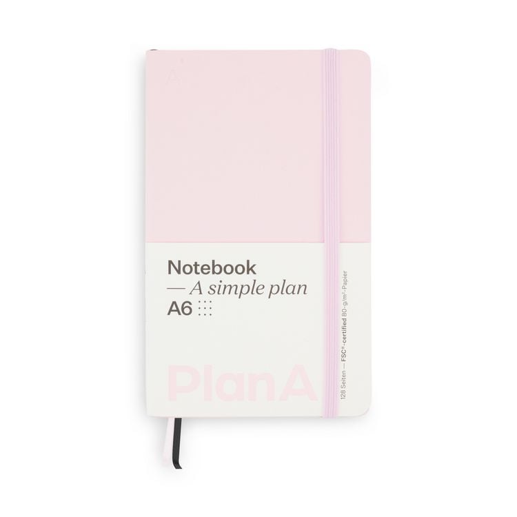 Produktbild: Notizbuch A6 Softcover Magnolia Pink Punktiert, 128 Seiten