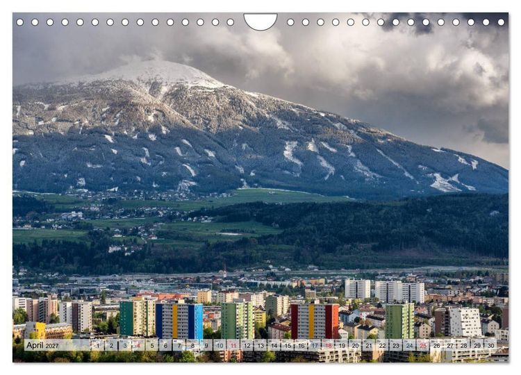 Produktbild: Innsbruck - Hauptstadt der Alpen (Wandkalender 2027 DIN A4 quer), CALVENDO Monatskalender