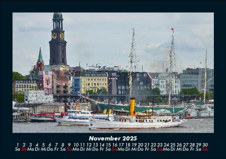 Produktbild: Hamburg 2025 Fotokalender DIN A5