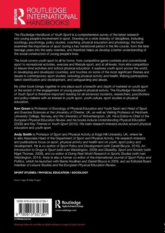 Produktbild: Routledge Handbook of Youth Sport
