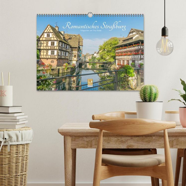 Produktbild: Romantisches Stra&szlig;burg (Wandkalender 2026 DIN A3 quer), CALVENDO Monatskalender