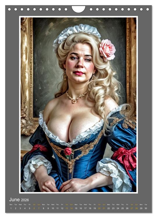 Produktbild: Ladies, Lace and Flowers (Wall Calendar 2026 DIN A4 portrait), CALVENDO 12 Month Wall Calendar