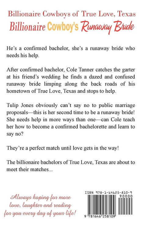 Produktbild: Billionaire Cowboy's Runaway Bride