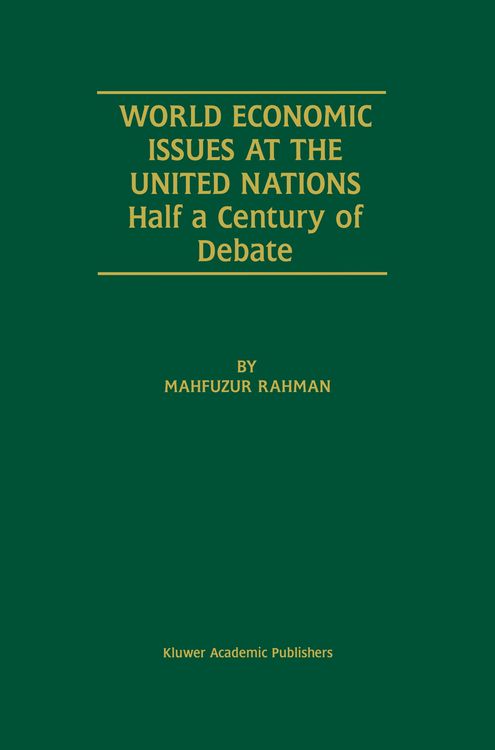 Produktbild: World Economic Issues at the United Nations