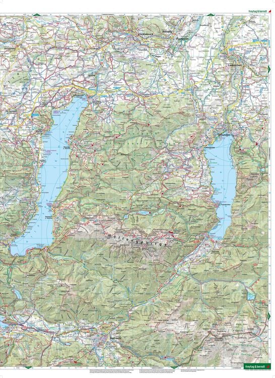 Produktbild: Freytag & berndt Wanderkarte WK 0282 Salzkammergut, Attersee - Traunsee - Mondsee - Wolfgangsee 1:50.000