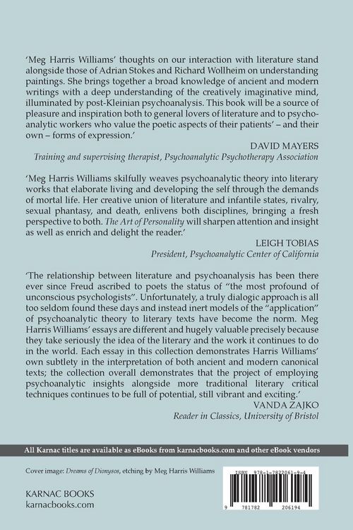 Produktbild: The Art of Personality in Literature and Psychoanalysis