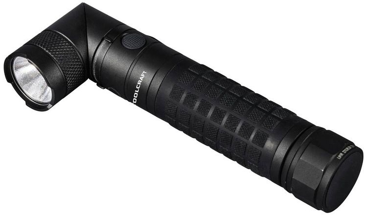 TOOLCRAFT LED Handlampe mit Magnethalterung, verstellbar, mit Gürtelclip, Große Reichweite akkubetrieben 3000 lm 4 h 238 g