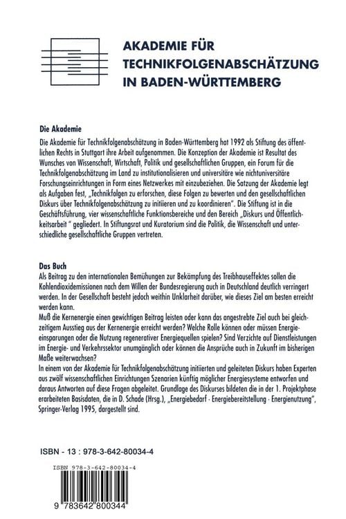Produktbild: Energieversorgung und Verringerung der CO2-Emission