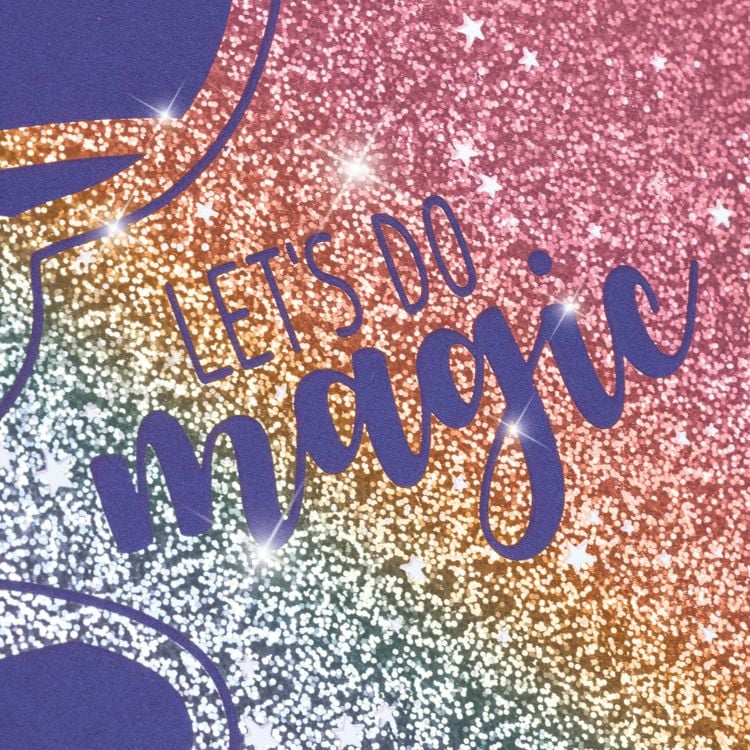 Produktbild: Brunnen Freundebuch Magic Butterfly &brvbar; 16&times;21 cm, 80 Seiten, rosarot/lila