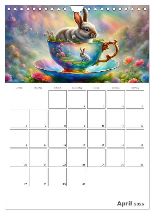 Produktbild: Tierische Kaffee Gesellschaft (Wandkalender 2026 DIN A4 hoch), CALVENDO Monatskalender
