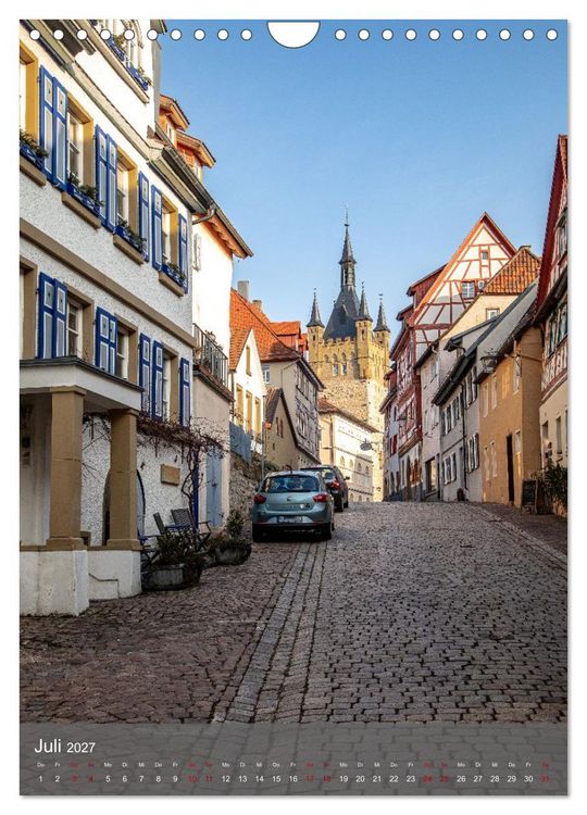 Produktbild: Deutschlands sch&ouml;nste Altstadt - Bad Wimpfen (Wandkalender 2027 DIN A4 hoch), CALVENDO Monatskalender