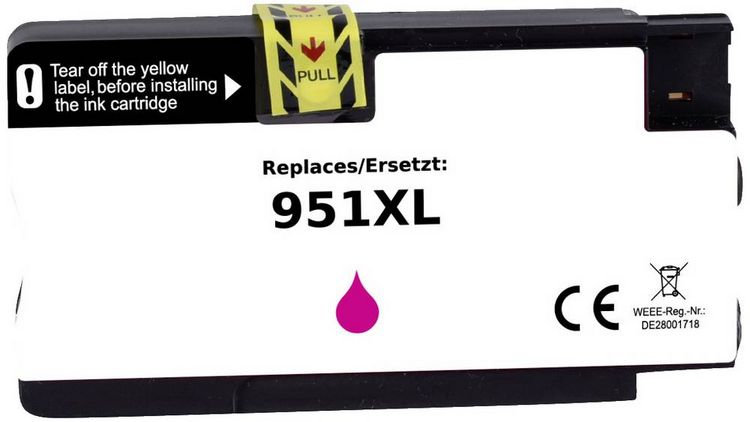 Produktbild: Renkforce Druckerpatrone ersetzt HP 951XL, CN047AE Kompatibel Magenta RF-5718858