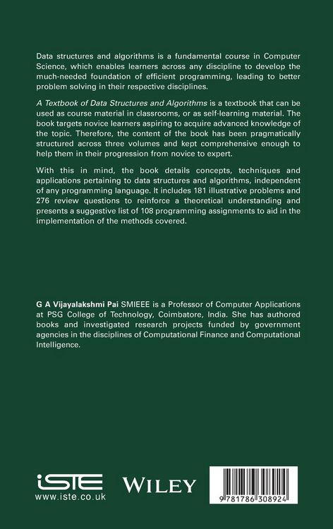 Produktbild: A Textbook of Data Structures and Algorithms, Volume 3