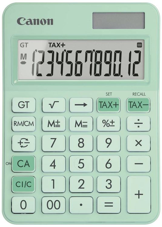 Produktbild: CANON Tischrechner LS-125KB, pastellgr&uuml;n