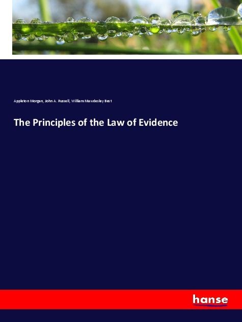 Produktbild: The Principles of the Law of Evidence