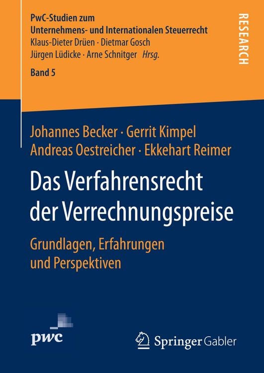 Produktbild: Das Verfahrensrecht der Verrechnungspreise