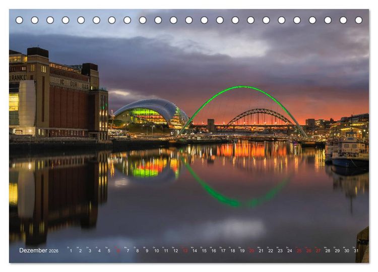 Produktbild: Magisches Northumberland (Tischkalender 2026 DIN A5 quer), CALVENDO Monatskalender