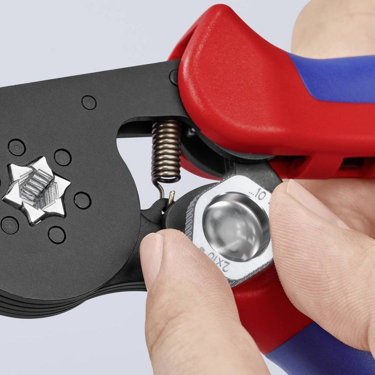 Produktbild: Knipex 97 53 14 Crimpzange Aderendh&uuml;lsen 0.08 bis 16 mm&sup2;