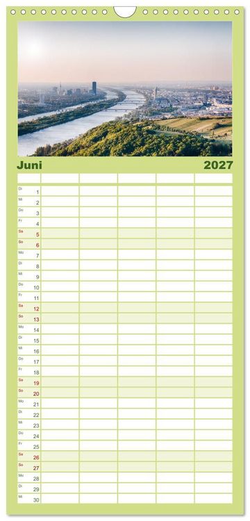 Produktbild: Familienplaner 2027 - Wundersch&ouml;nes &Ouml;sterreich mit 5 Spalten (Wandkalender, 21 x 45 cm) CALVENDO