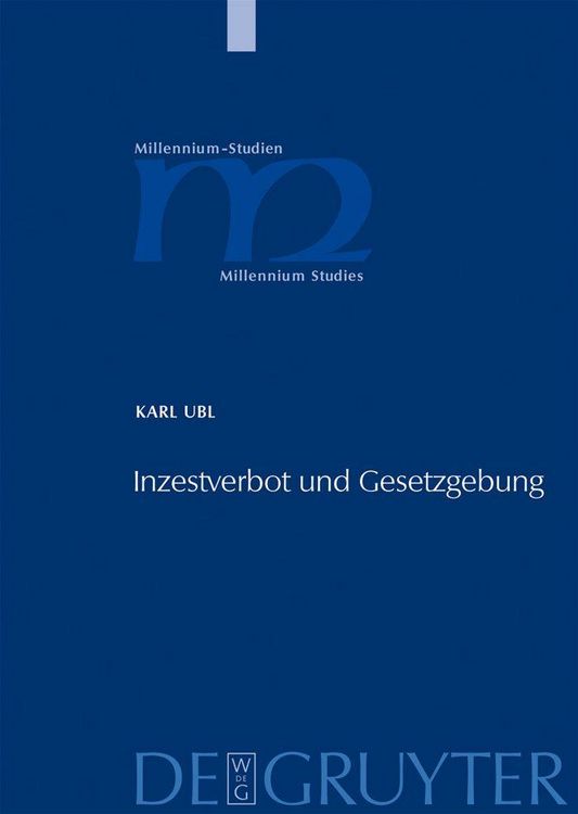 Produktbild: Inzestverbot und Gesetzgebung