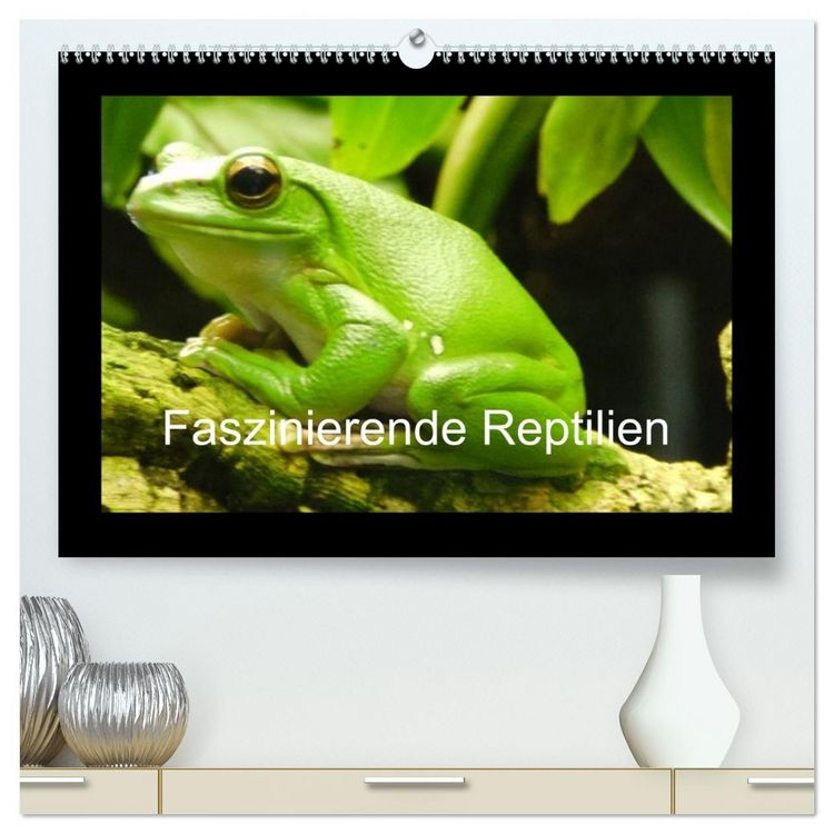 Produktbild: Faszinierende Reptilien (hochwertiger Premium Wandkalender 2026 DIN A2 quer), Kunstdruck in Hochglanz