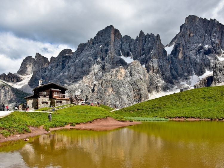 Produktbild: Baita Segantini vor Punta Rolle (Puzzle)