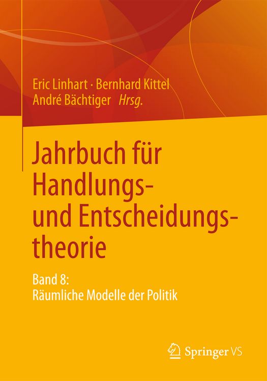Produktbild: Jahrbuch f&uuml;r Handlungs- und Entscheidungstheorie