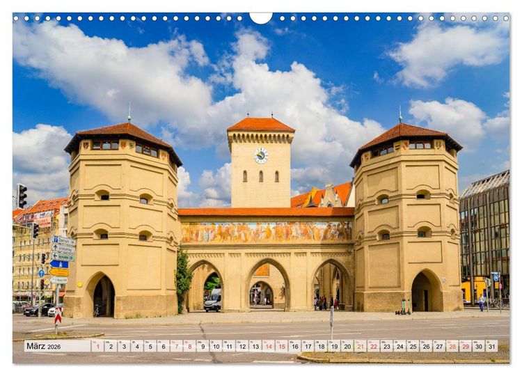 Produktbild: M&uuml;nchen Impressionen (Wandkalender 2026 DIN A3 quer), CALVENDO Monatskalender