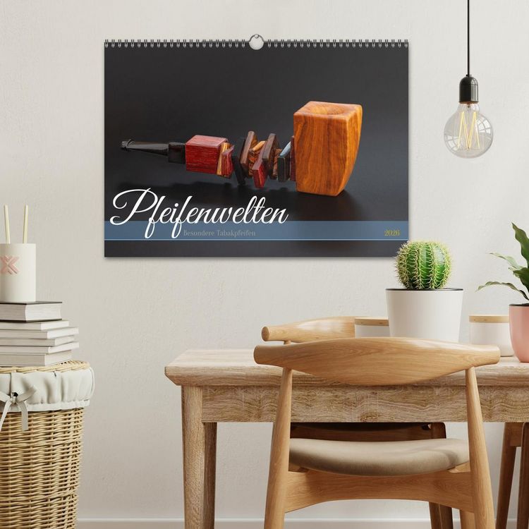 Produktbild: Pfeifenwelten (Wandkalender 2026 DIN A3 quer), CALVENDO Monatskalender