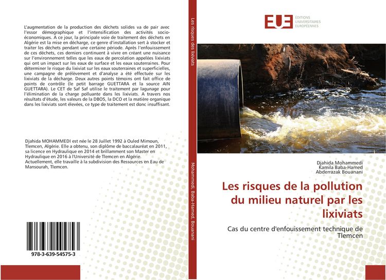 Produktbild: Les risques de la pollution du milieu naturel par les lixiviats