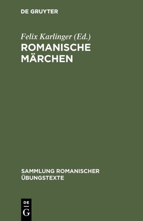 Produktbild: Romanische M&auml;rchen